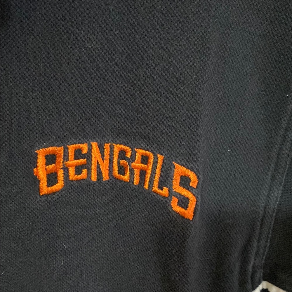 Bengals Black Polo Shirt - Picture 2 of 5